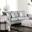 Misty Blue Gray Sofa by Furniture of America at Eve Furniture