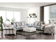 Misty Blue Gray Sofa & Loveseat by Furniture of America at Eve Furniture