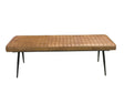 Misty Camel/Black Cushion Side Bench by Coaster at Eve Furniture