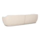 Misty Cream Boucle Modular 4-Seater Sofa by TOV Furniture at Eve Furniture