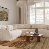 Misty Cream Boucle Modular L-Sectional by TOV Furniture at Eve Furniture