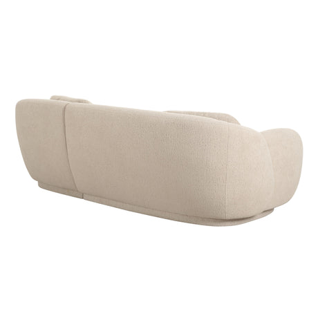 Misty Cream Boucle Sectional by TOV Furniture at Eve Furniture