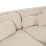 Misty Cream Boucle Sectional by TOV Furniture at Eve Furniture