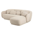 Misty Cream Boucle Sectional by TOV Furniture at Eve Furniture