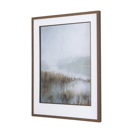 Misty Day I by Mercana Studio a Hand Embellished Textured Framed Art Print Matted under Glass by Mercana at Eve Furniture