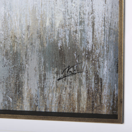 Misty Day I by Mercana Studio a Hand Embellished Textured Framed Art Print Matted under Glass by Mercana at Eve Furniture