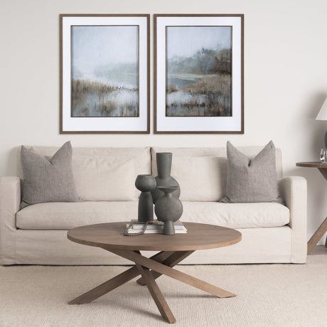 Misty Day I by Mercana Studio a Hand Embellished Textured Framed Art Print Matted under Glass by Mercana at Eve Furniture