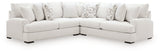 Misty-Lakes Chalk 3-Piece Sectional by Ashley at Eve Furniture