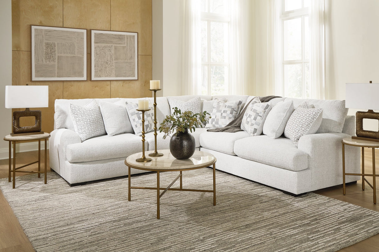 Misty-Lakes Chalk 3-Piece Sectional by Ashley at Eve Furniture