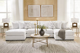 Misty-Lakes Chalk 4-Piece Double Chaise Sectional by Ashley at Eve Furniture