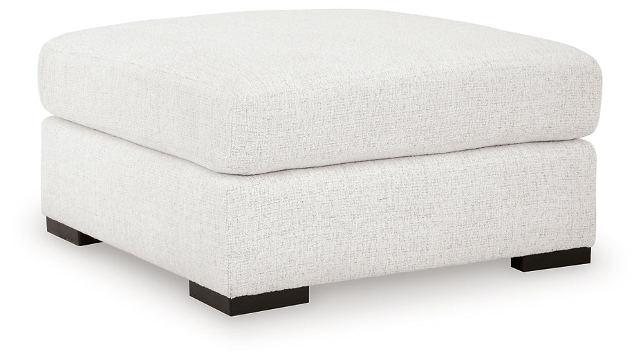 Misty-Lakes Chalk Oversized Accent Ottoman by Ashley at Eve Furniture