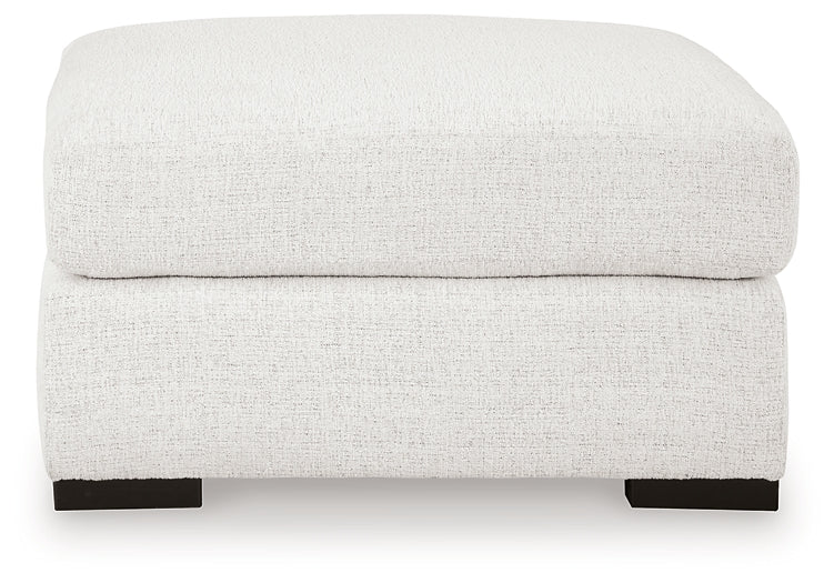 Misty-Lakes Chalk Oversized Accent Ottoman by Ashley at Eve Furniture