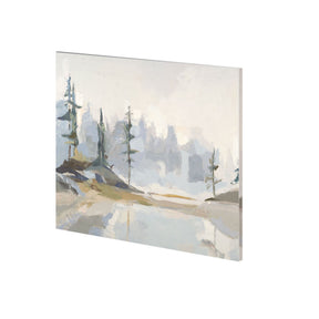 Misty Moraine by Julie Devine a Hand Embellished Textured Canvas by Mercana at Eve Furniture