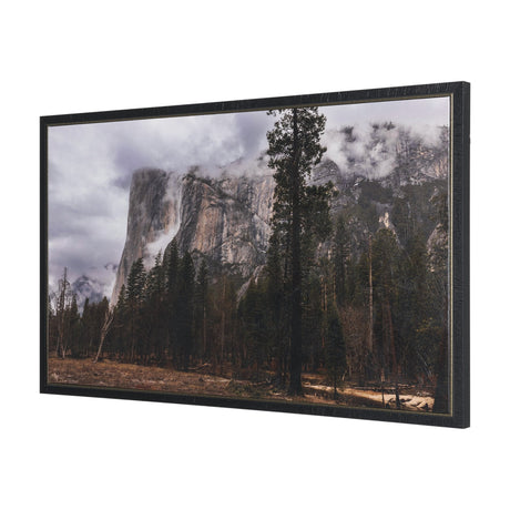 Misty Mountain by Gary Blatter Hand-Embellished Textured Framed Canvas Art Print by Mercana at Eve Furniture