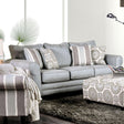Misty Blue Gray Sofa by Furniture of America at Eve Furniture