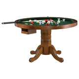 Mitchell 5-Piece Game Table Set Amber/Brown