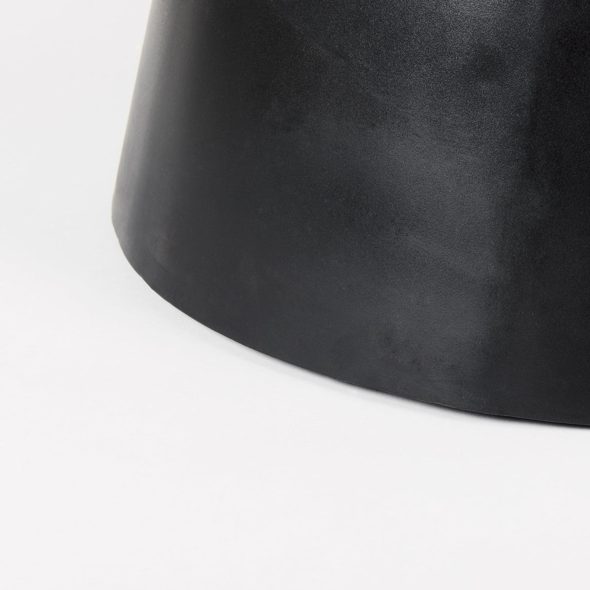 Mitchell Black Metal Pedestal Base with Brown Wood Top Dining Table by Mercana at Eve Furniture