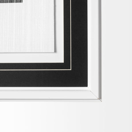 Mix Tape by Lawyer a Hand Embellished Textured Framed Art Print Matted under Glass by Mercana at Eve Furniture