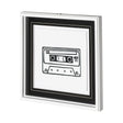Mix Tape by Lawyer a Hand Embellished Textured Framed Art Print Matted under Glass by Mercana at Eve Furniture