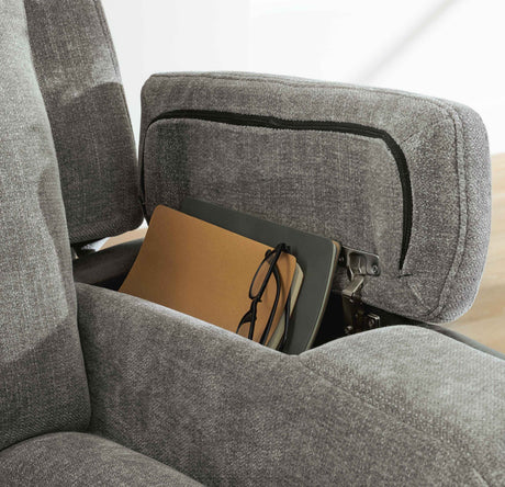 Mixed Motion Shadow Power Reclining Living Room Set by Ashley at Eve Furniture