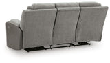 Mixed Motion Shadow Power Reclining Sofa by Ashley at Eve Furniture