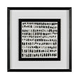 Mixed Signals I by June Erica Vess a Hand Embellished Textured Framed Art Print Matted under Glass by Mercana at Eve Furniture