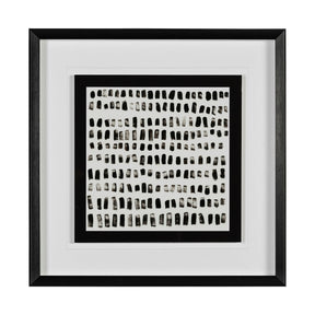 Mixed Signals I by June Erica Vess a Hand Embellished Textured Framed Art Print Matted under Glass by Mercana at Eve Furniture
