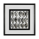 Mixed Signals II by June Erica Vess a Hand Embellished Textured Framed Art Print Matted under Glass by Mercana at Eve Furniture