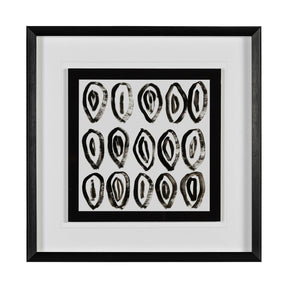 Mixed Signals II by June Erica Vess a Hand Embellished Textured Framed Art Print Matted under Glass by Mercana at Eve Furniture