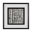 Mixed Signals III by June Erica Vess a Hand Embellished Textured Framed Art Print Matted under Glass by Mercana at Eve Furniture