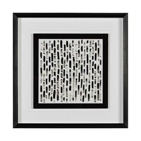 Mixed Signals IX by June Erica Vess a Hand Embellished Textured Framed Art Print Matted under Glass by Mercana at Eve Furniture