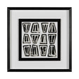 Mixed Signals VI by June Erica Vess a Hand Embellished Textured Framed Art Print Matted under Glass by Mercana at Eve Furniture