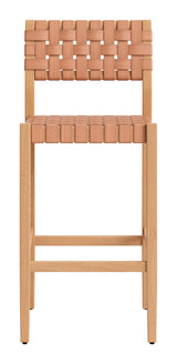 Mizuya Brown Barstool by Zuomod at Eve Furniture