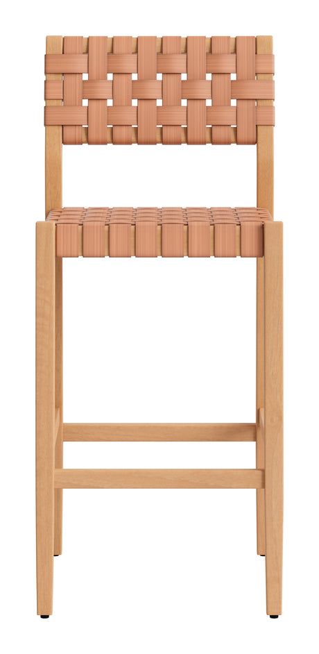 Mizuya Brown Barstool by Zuomod at Eve Furniture