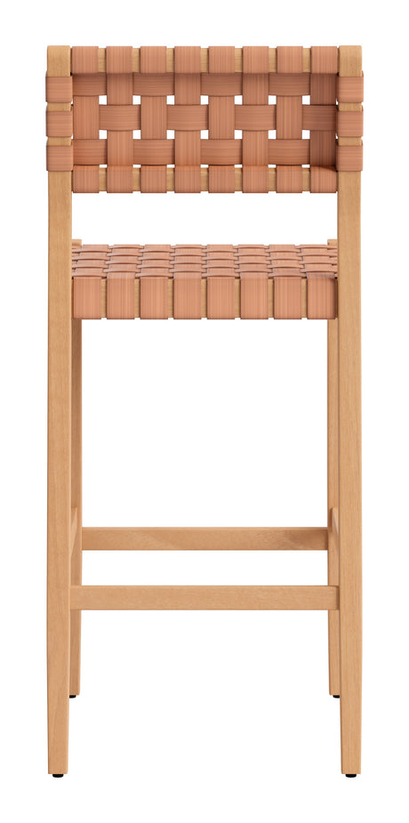 Mizuya Brown Barstool by Zuomod at Eve Furniture