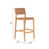 Mizuya Brown Barstool by Zuomod at Eve Furniture