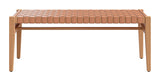 Mizuya Brown Outdoor Bench by Zuomod at Eve Furniture