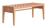 Mizuya Brown Outdoor Bench by Zuomod at Eve Furniture