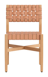 Mizuya Brown Outdoor Dining Chair by Zuomod at Eve Furniture