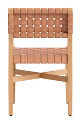 Mizuya Brown Outdoor Dining Chair by Zuomod at Eve Furniture