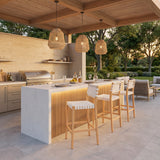 Mizuya White Barstool by Zuomod at Eve Furniture