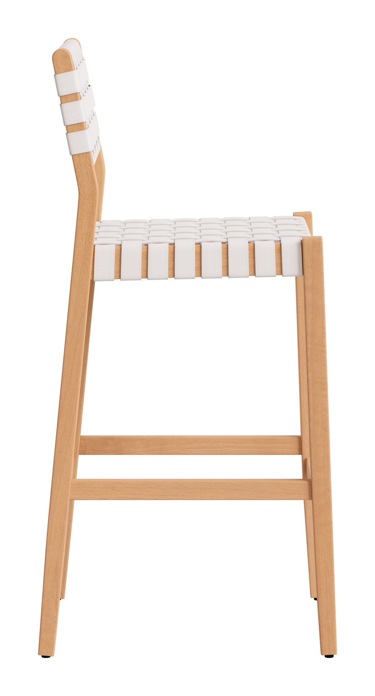 Mizuya White Barstool by Zuomod at Eve Furniture