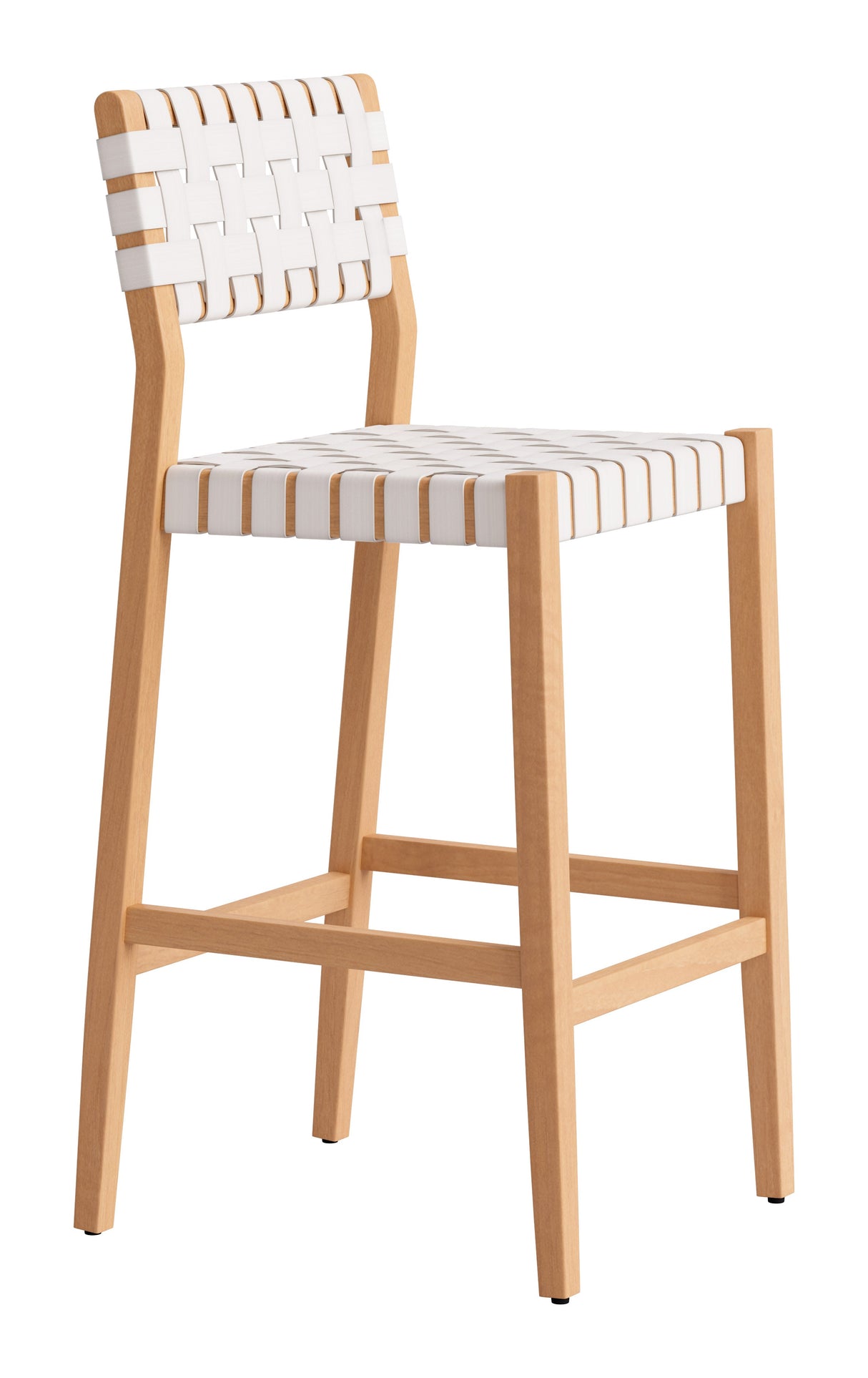 Mizuya White Barstool by Zuomod at Eve Furniture