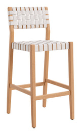 Mizuya White Barstool by Zuomod at Eve Furniture