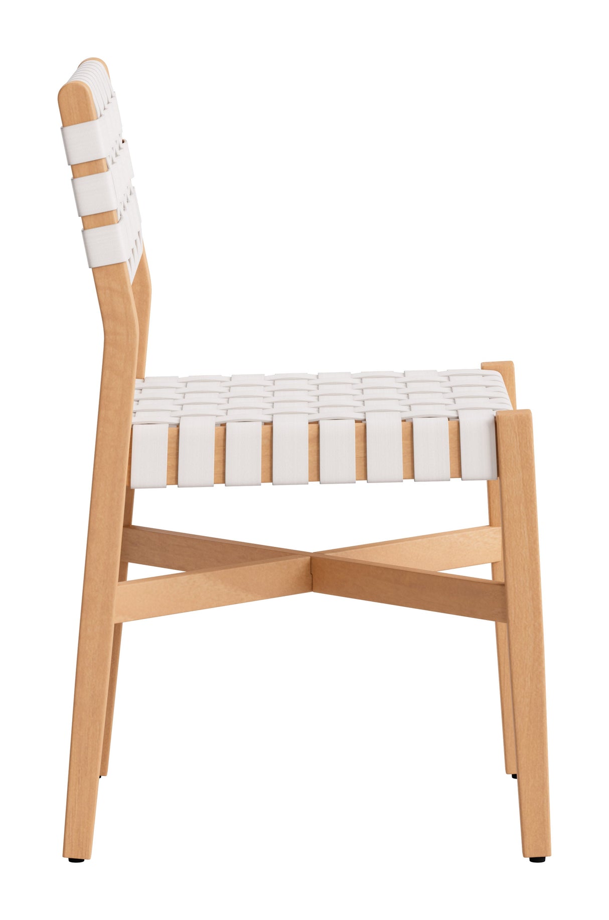 Mizuya White Outdoor Dining Chair by Zuomod at Eve Furniture