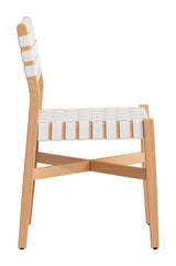 Mizuya White Outdoor Dining Chair by Zuomod at Eve Furniture