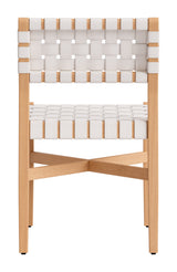 Mizuya White Outdoor Dining Chair by Zuomod at Eve Furniture