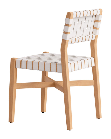 Mizuya White Outdoor Dining Chair by Zuomod at Eve Furniture