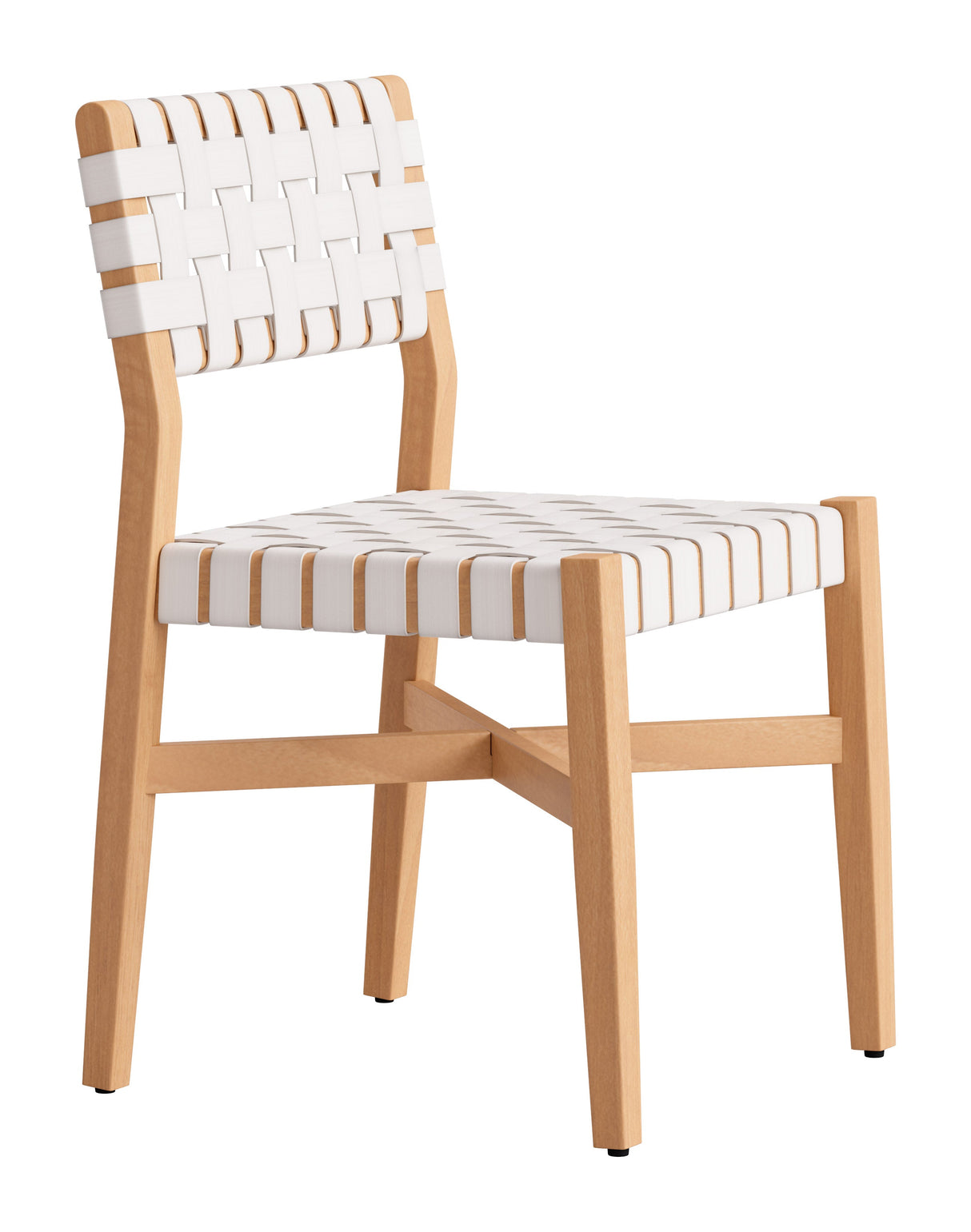 Mizuya White Outdoor Dining Chair by Zuomod at Eve Furniture
