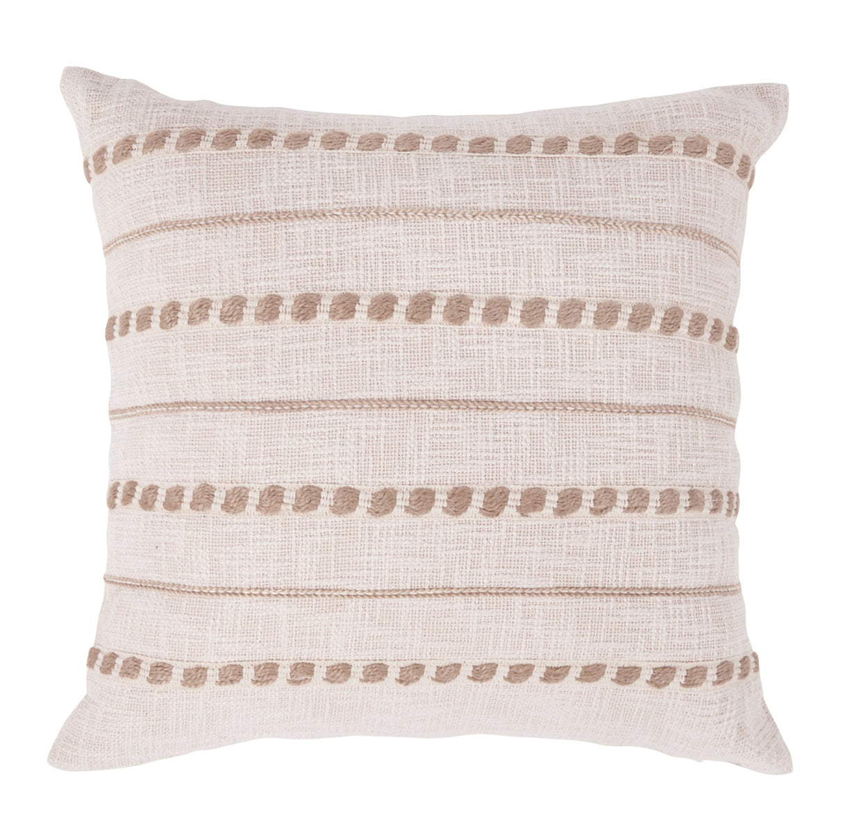 ML Lago Ivory/Natural 22x22 Throw Pillow (Set of 2) by Classic Home at Eve Furniture